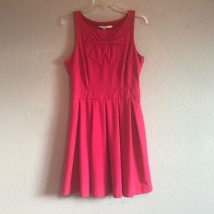 LC Lauren Conrad Fucsia Bow Dress